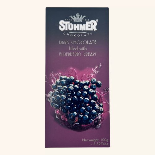 Stühmer - Étcsokoládé bodzás krémmel 100g